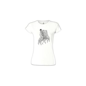 Lord T-Shirt Ayı Greyangles Beyaz Erkek T-Shirt