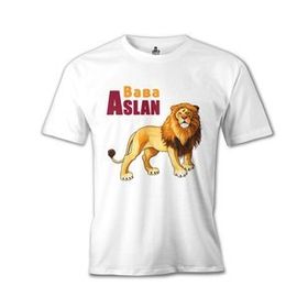 Lord T-Shirt Baba Aslan Beyaz Erkek T-shirt