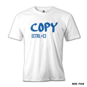 Lord T-Shirt Baba Copy - Ctrl+C Beyaz Erkek T-shirt
