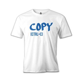Lord T-Shirt Baba Copy - Ctrl+C Beyaz Erkek T-shirt