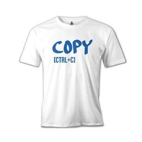 Lord T-Shirt Baba Copy - Ctrl+C Beyaz Erkek T-shirt