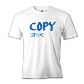Lord T-Shirt Baba Copy - Ctrl+C Beyaz Erkek T-shirt