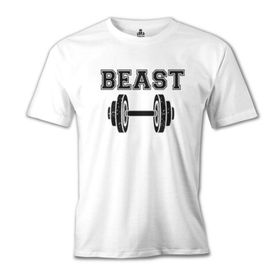 Lord T-Shirt Beauty And The Beast Beast Beyaz Erkek T-Shirt