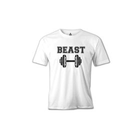 Lord T-Shirt Beauty And The Beast Beast Beyaz Erkek T-Shirt