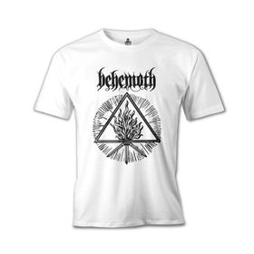Lord T-Shirt Behemoth - Logo Beyaz Erkek T-shirt