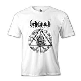 Lord T-Shirt Behemoth - Logo Beyaz Erkek T-shirt