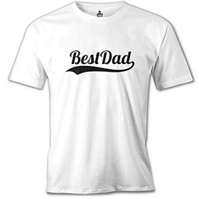 Lord T-Shirt Best Dad Beyaz Erkek T-Shirt