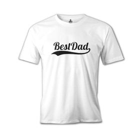 Lord T-Shirt Best Dad Beyaz Erkek T-Shirt