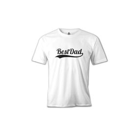 Lord T-Shirt Best Dad Beyaz Erkek T-Shirt