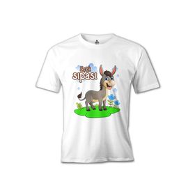 Lord T-Shirt Beyaz Aile Eşek Sıpası Erkek T-shirt