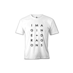 Lord T-Shirt Beyaz Imagine Dragons Plus Erkek T-shirt