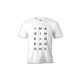 Lord T-Shirt Beyaz Imagine Dragons Plus Erkek T-shirt