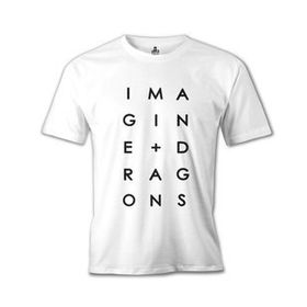Lord T-Shirt Beyaz Imagine Dragons Plus Erkek T-shirt