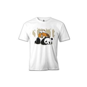 Lord T-Shirt Beyaz Sleeping Four Erkek T-shirt