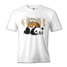 Lord T-Shirt Beyaz Sleeping Four Erkek T-shirt