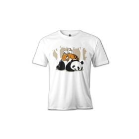 Lord T-Shirt Beyaz Sleeping Four Erkek T-shirt