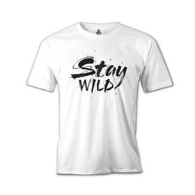 Lord T-Shirt Beyaz Stay Wild Erkek T-shirt