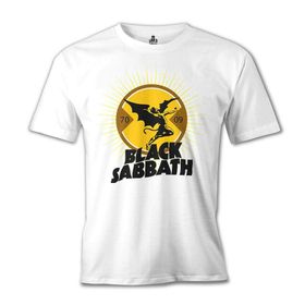 Lord T-Shirt Black Sabbath - Devil Beyaz Erkek T-shirt