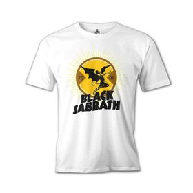 Lord T-Shirt Black Sabbath - Devil Beyaz Erkek T-shirt