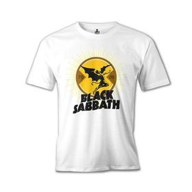 Lord T-Shirt Black Sabbath - Devil Beyaz Erkek T-shirt