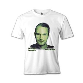 Lord T-Shirt Breaking Bad - I am The Danger Beyaz Erkek T-shirt