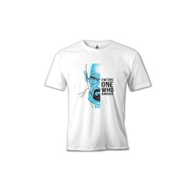 Lord T-Shirt Breaking Bad I Am The One Beyaz Erkek T-Shirt