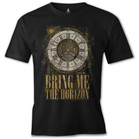 Lord T-Shirt Bring me the Horizon - Clock Siyah Erkek T-shirt