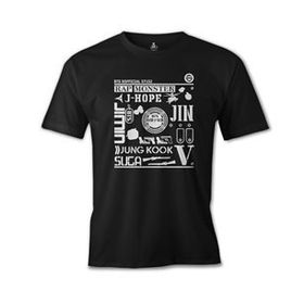 Lord T-Shirt BTS - 57152 Siyah Erkek T-shirt