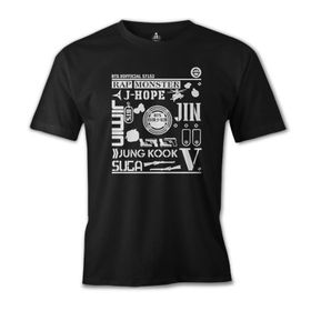 Lord T-Shirt BTS - 57152 Siyah Erkek T-shirt