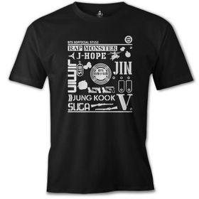 Lord T-Shirt BTS - 57152 Siyah Erkek T-shirt