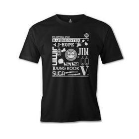 Lord T-Shirt BTS - 57152 Siyah Erkek T-shirt
