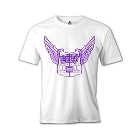 Lord T-Shirt BTS - Jimin Wings Beyaz Erkek T-shirt