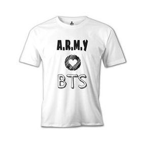 Lord T-Shirt BTS - Love Army Beyaz Erkek T-shirt