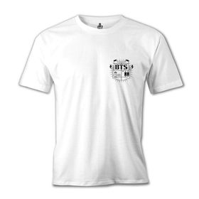 Lord T-Shirt BTS - Suga 93 Beyaz Erkek T-shirt