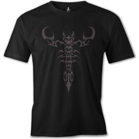 Lord T-Shirt Burç - Scorpio Tatoo Siyah Erkek T-shirt