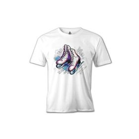 Lord T-Shirt Buz Pateni Beyaz Erkek T-shirt