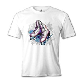 Lord T-Shirt Buz Pateni Beyaz Erkek T-shirt
