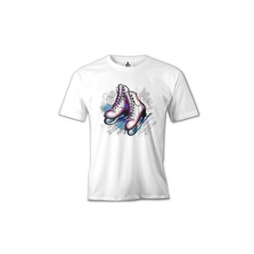 Lord T-Shirt Buz Pateni Beyaz Erkek T-shirt