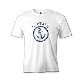 Lord T-Shirt Captain Daddy - Archor Beyaz Erkek T-shirt