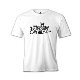 Lord T-Shirt Cat Lady Beyaz Erkek T-shirt