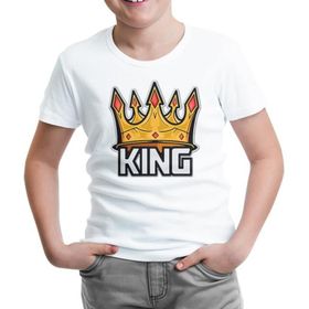 Lord T-Shirt ÇB-1000 Beyaz Big Size King Erkek Çocuk T-shirt