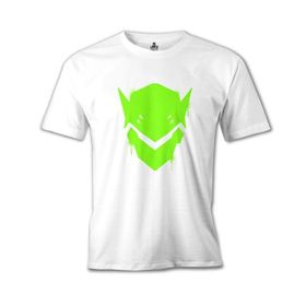 Lord T-Shirt ÇB-875 Beyaz Overwatch Genji Logo Erkek Çocuk T-shirt