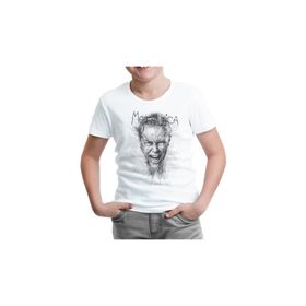 Lord T-Shirt ÇB-886 Beyaz Metallica Enter Sandman Erkek Çocuk T-shirt