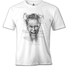 Lord T-Shirt ÇB-886 Beyaz Metallica Enter Sandman Erkek Çocuk T-shirt
