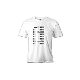 Lord T-Shirt Change İs Knocking Beyaz Erkek T-Shirt