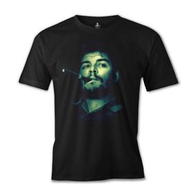 Lord T-Shirt Che Guevara - Smoke 2 Siyah Erkek T-shirt
