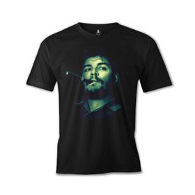 Lord T-Shirt Che Guevara - Smoke 2 Siyah Erkek T-shirt