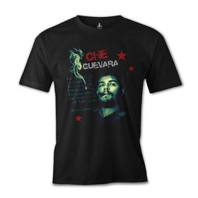 Lord T-Shirt Che Guevara - Smoke Siyah Erkek T-shirt