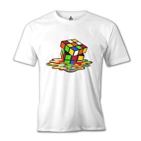 Lord T-Shirt Color Cubes Beyaz Erkek T-shirt