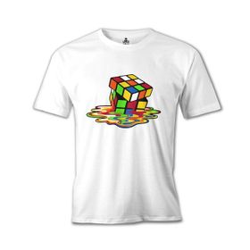 Lord T-Shirt Color Cubes Beyaz Erkek T-shirt